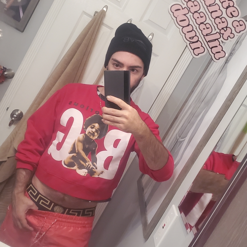 NOTORIOUS BIG BIGGIE SMALLS SWEAT CROP TOP. UNISEX STREETWEAR SO DOPE